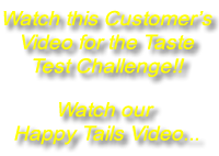 Happy Tails Taste Test Challenge